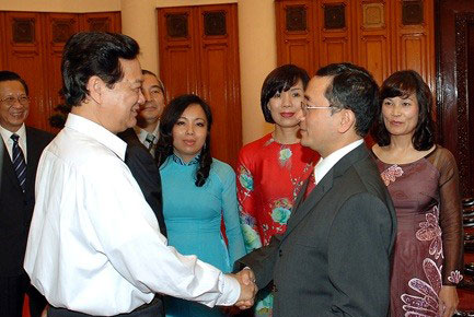 Thủ tướng gặp mặt các Trưởng cơ quan đại diện Việt Nam ở nước ngoài.